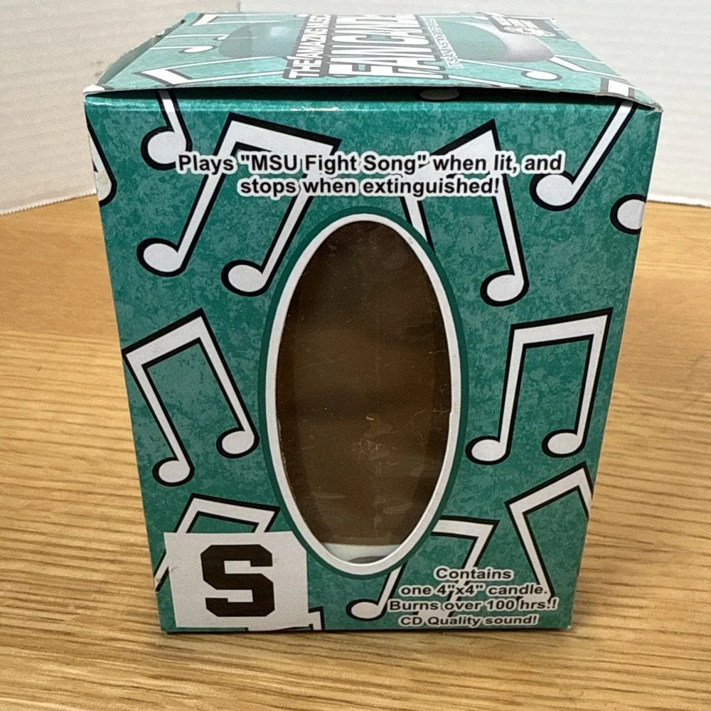 Michigan Spartans Musical Candle Plays MSU Fight Song When Lit